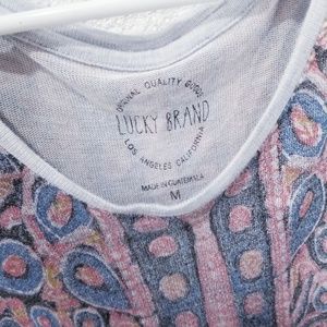 Lucky Brand Tops - Lucky Brand size M top, washed look blue and grey Lucky Brand Tops - Lucky Brand size M top, washed look blue and grey